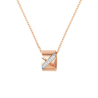 [Perlaura Jewelry ]LIENS EVIDENCE DIAMOND NECKLACE