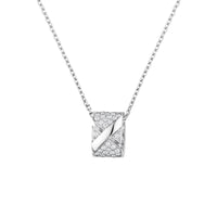 [Perlaura Jewelry ]LIENS EVIDENCE DIAMOND PAVED NECKLACE