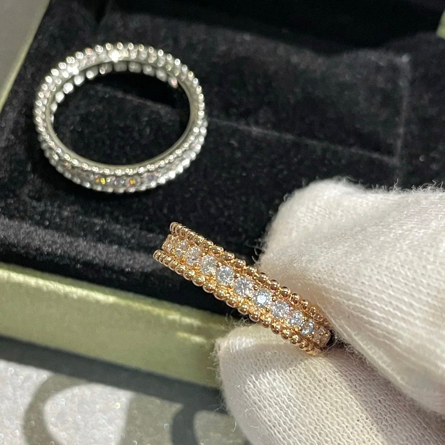 [Polaidi Jewelry]PERLEE DIAMOND ROSE GOLD RING