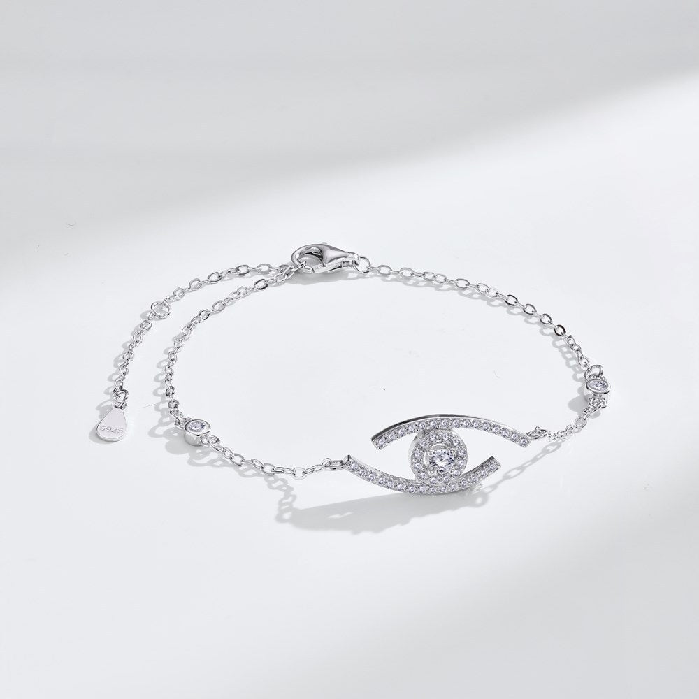 [Polaidi Jewelry]Lucky Eye Pave-Set Diamond Bracelet