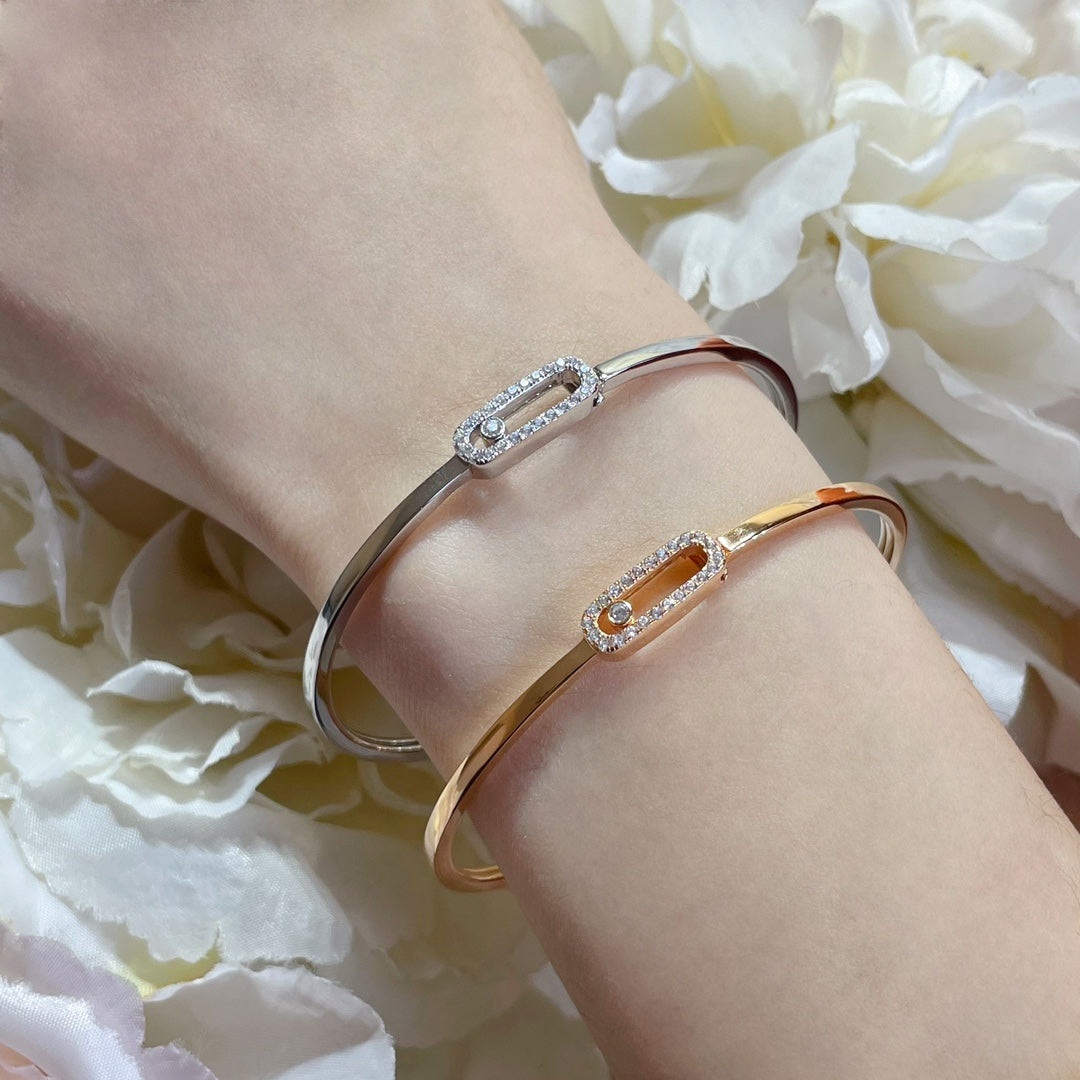 [Polaidi Jewelry]Move Uno pavé flex bangle medium