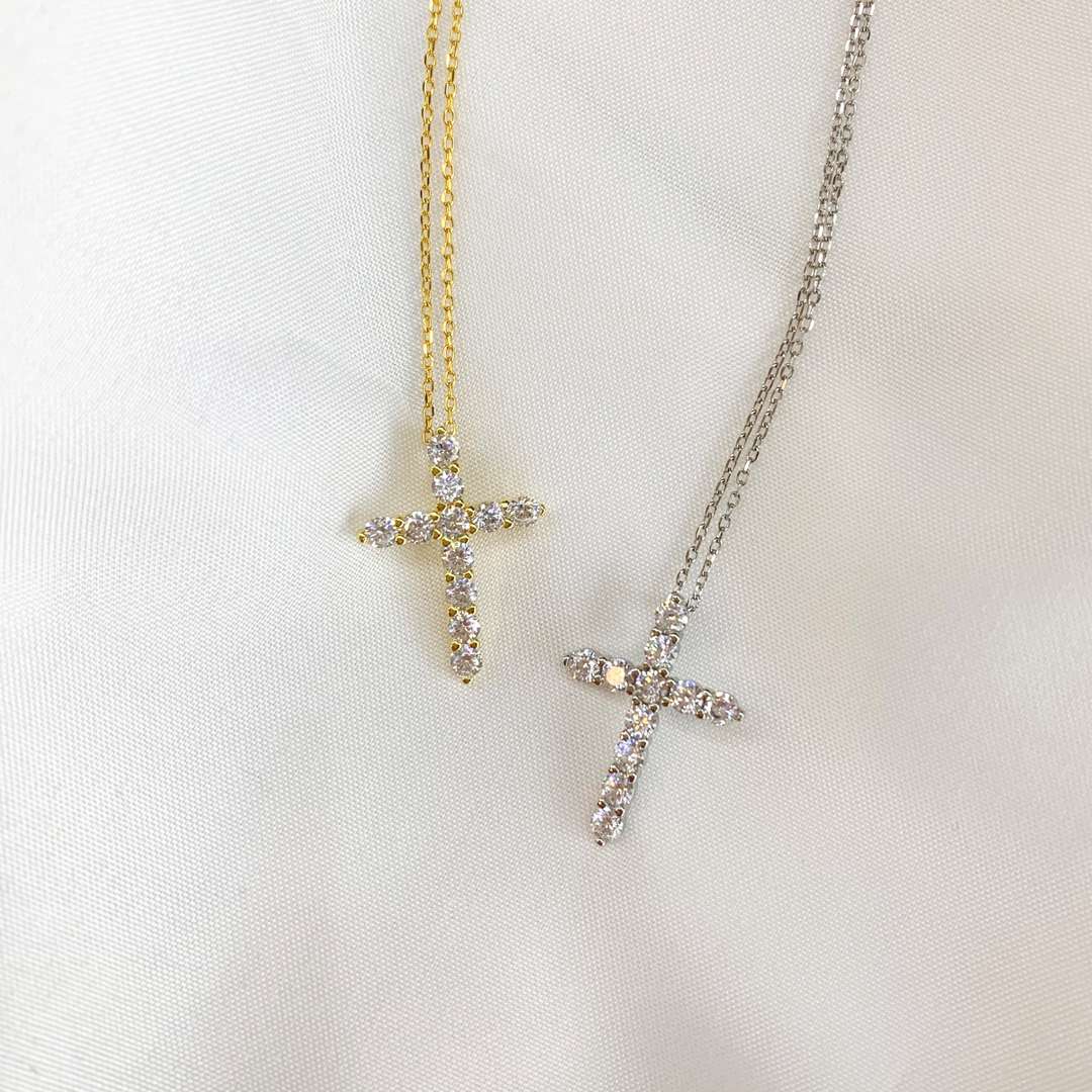 [Polaidi Jewelry]Unique Cross Shape Necklace