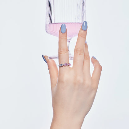 [Polaidi Jewelry]Unique Colorful Emerald Cut Party Ring