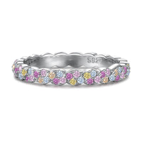 [Perlaura Jewelry ]Dainty Ebullient Round Cut Daily Ring