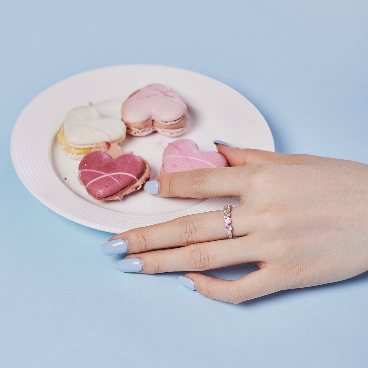 [Polaidi Jewelry]Delicate Vibrant Emerald Cut Daily Ring