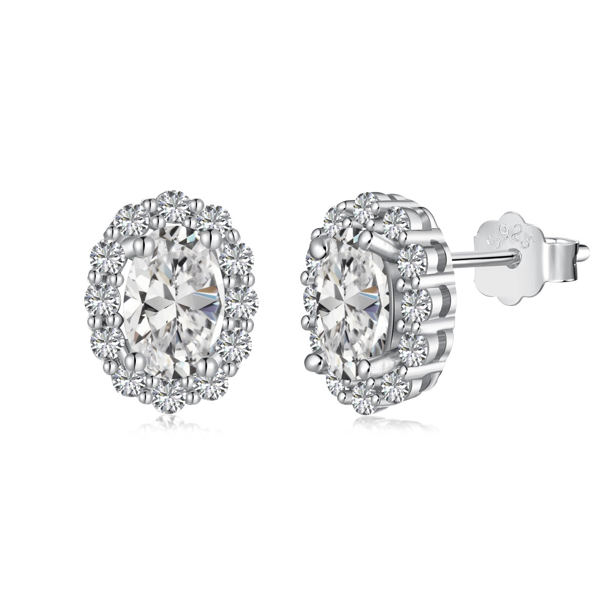 [Polaidi Jewelry]Delicate Unique Oval Cut Daily Earrings