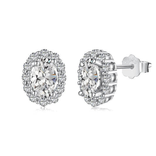 [Polaidi Jewelry]Delicate Unique Oval Cut Daily Earrings