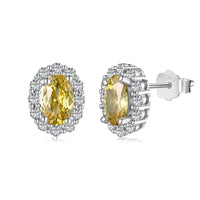 [Perlaura Jewelry ]Delicate Unique Oval Cut Daily Earrings