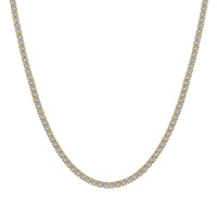 [Perlaura Jewelry ]Delicate Round Shape Tennis Necklace