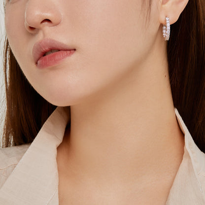[Polaidi Jewelry]Unique Round Cut Daily Earrings