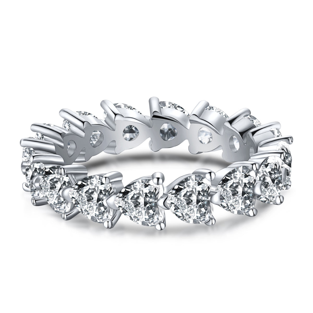 [Polaidi Jewelry]0.25 Carat Radiant Romance Heart Cut Lover Ring