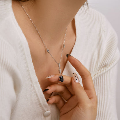 [Polaidi Jewelry]Dazzling Pear Cut Necklace