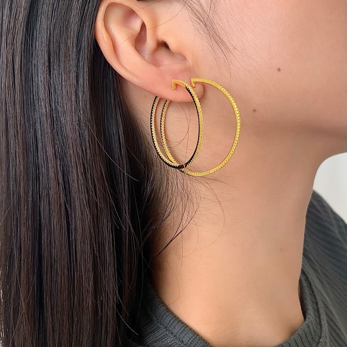 [Polaidi Jewelry]Popular Large Hoop Earrings