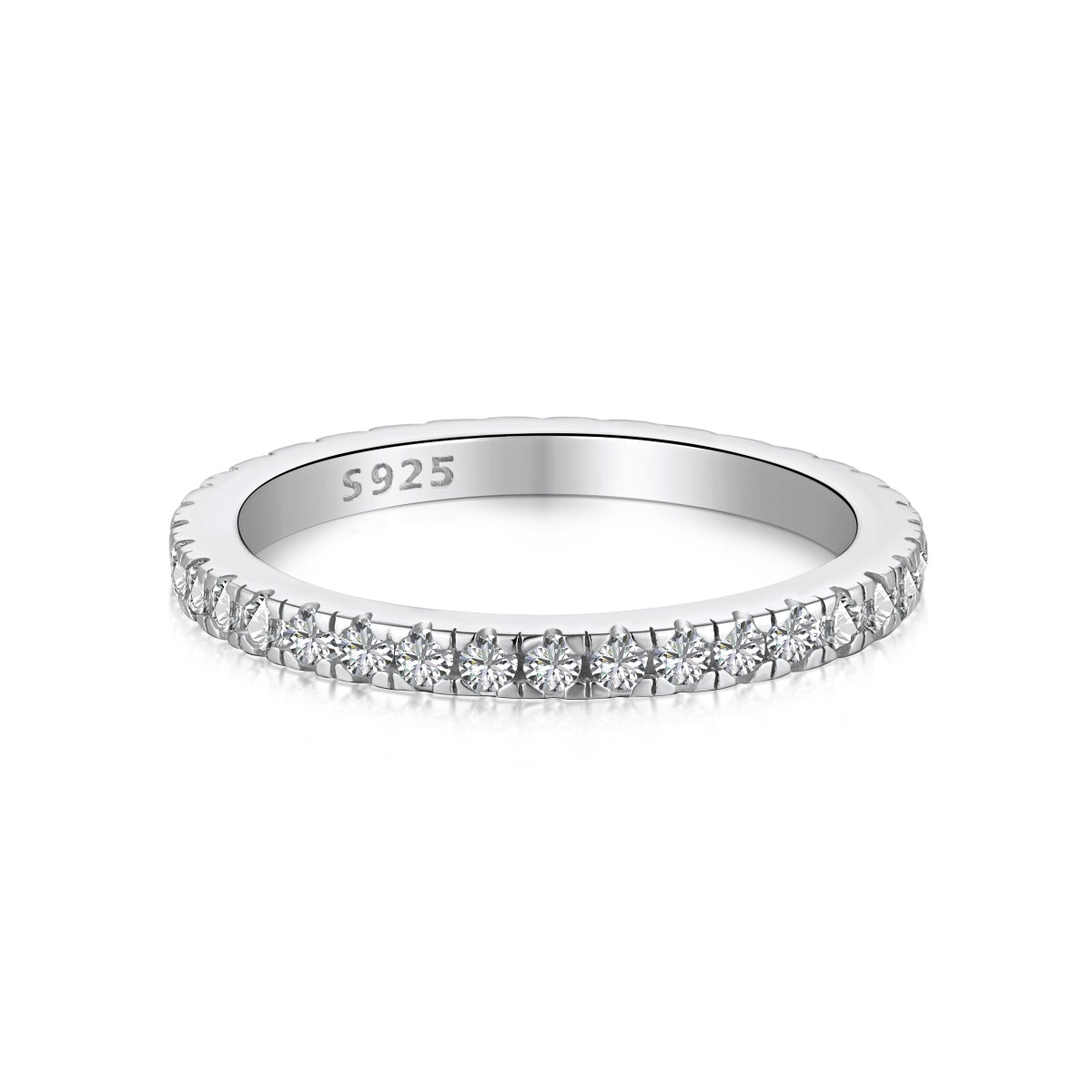 [Polaidi Jewelry]Delicate Sparkling Round Cut Daily Ring