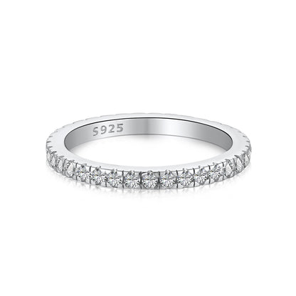 [Polaidi Jewelry]Delicate Sparkling Round Cut Daily Ring