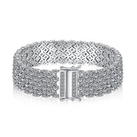 [Perlaura Jewelry ]Ornate Elegant Round Cut Party Bracelet