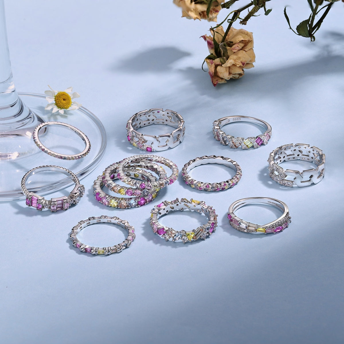 [Polaidi Jewelry]Dazzling Resplendent Round Cut Party Ring