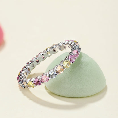 [Polaidi Jewelry]Dazzling Resplendent Round Cut Party Ring