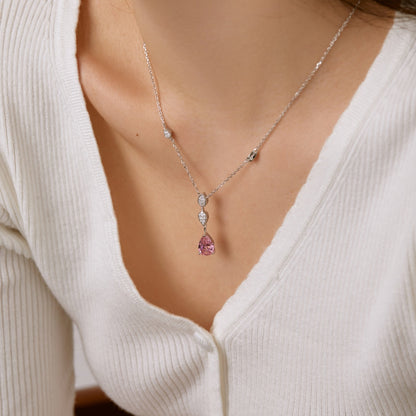 [Polaidi Jewelry]Dazzling Pear Cut Necklace