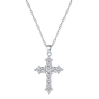 [Perlaura Jewelry ]Delicate Cross Shape Necklace
