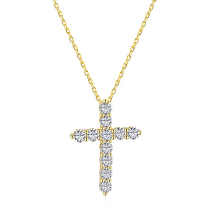 [Polaidi Jewelry]Unique Cross Shape Necklace