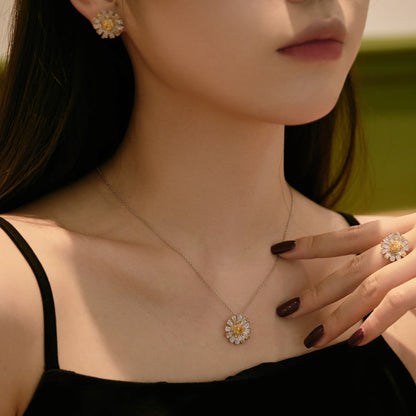 [Polaidi Jewelry]Exquisite Daisy Necklace