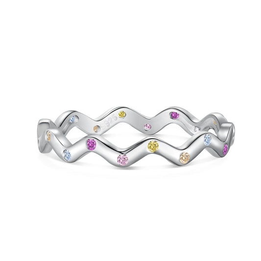 [Polaidi Jewelry]Ornate Vibrant Round Cut Daily Ring