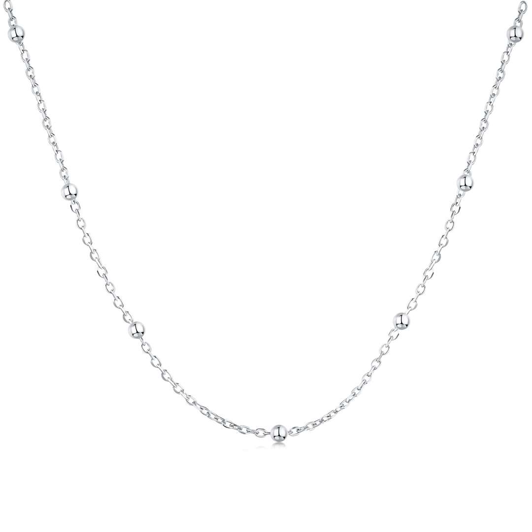 [Polaidi Jewelry]Small Bead Clavicle Chain Simple Necklace