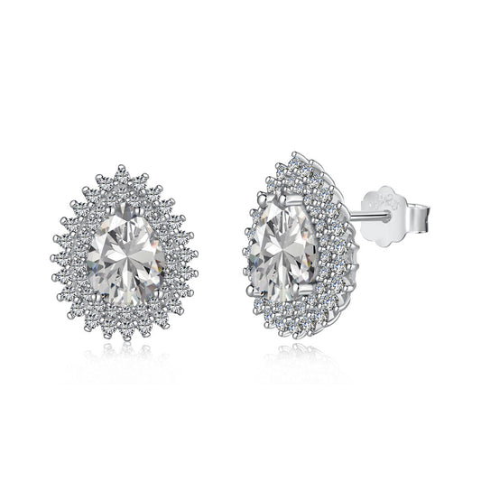 [Polaidi Jewelry]Delicate Gorgeous Pear Cut Daily Earrings
