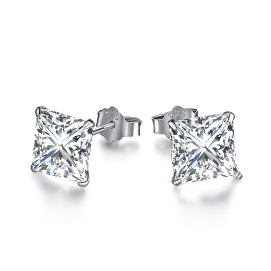 [Polaidi Jewelry]Ornate Square Shape Earrings