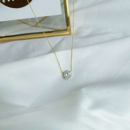 [Polaidi Jewelry]Luxurious Round Cut Necklace