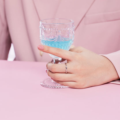 [Polaidi Jewelry]Ornate Vibrant Round Cut Daily Ring