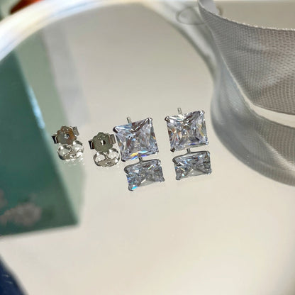 [Polaidi Jewelry]Ornate Square Shape Earrings