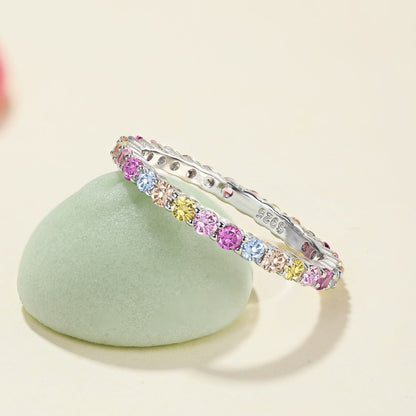 [Polaidi Jewelry]Elegant Vivid Round Cut Daily Ring