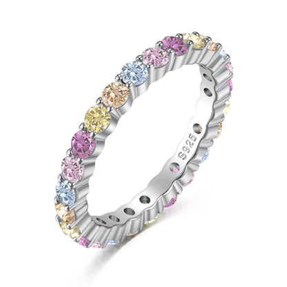 [Polaidi Jewelry]Elegant Vivid Round Cut Daily Ring
