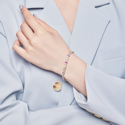 [Polaidi Jewelry]Radiant Water Drop Shape Daily Bracelet