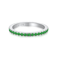 [Perlaura Jewelry ]Delicate Sparkling Round Cut Daily Ring