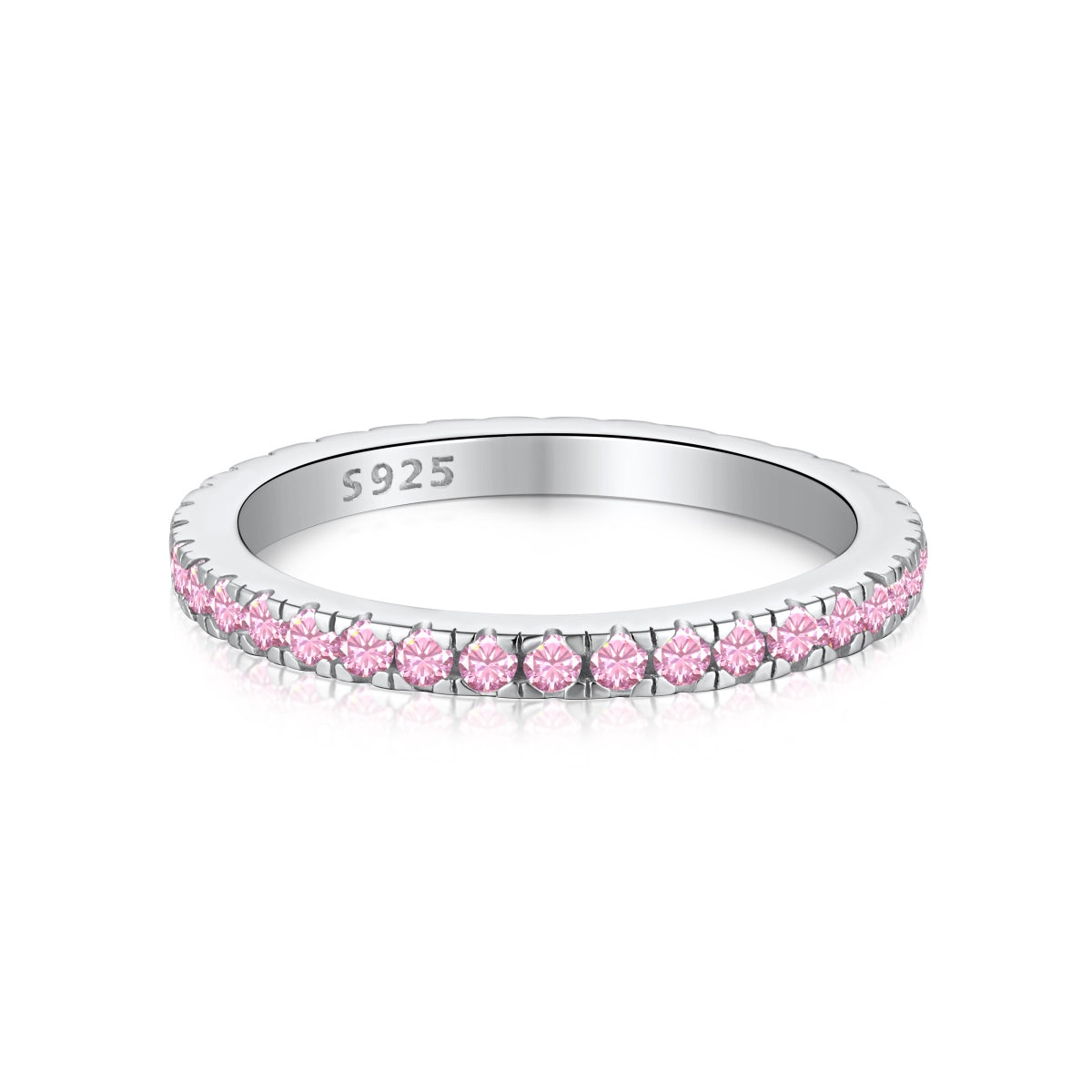 [Polaidi Jewelry]Delicate Sparkling Round Cut Daily Ring