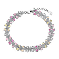 [Perlaura Jewelry ]Dainty Exquisite Flower Shape Daily Bracelet