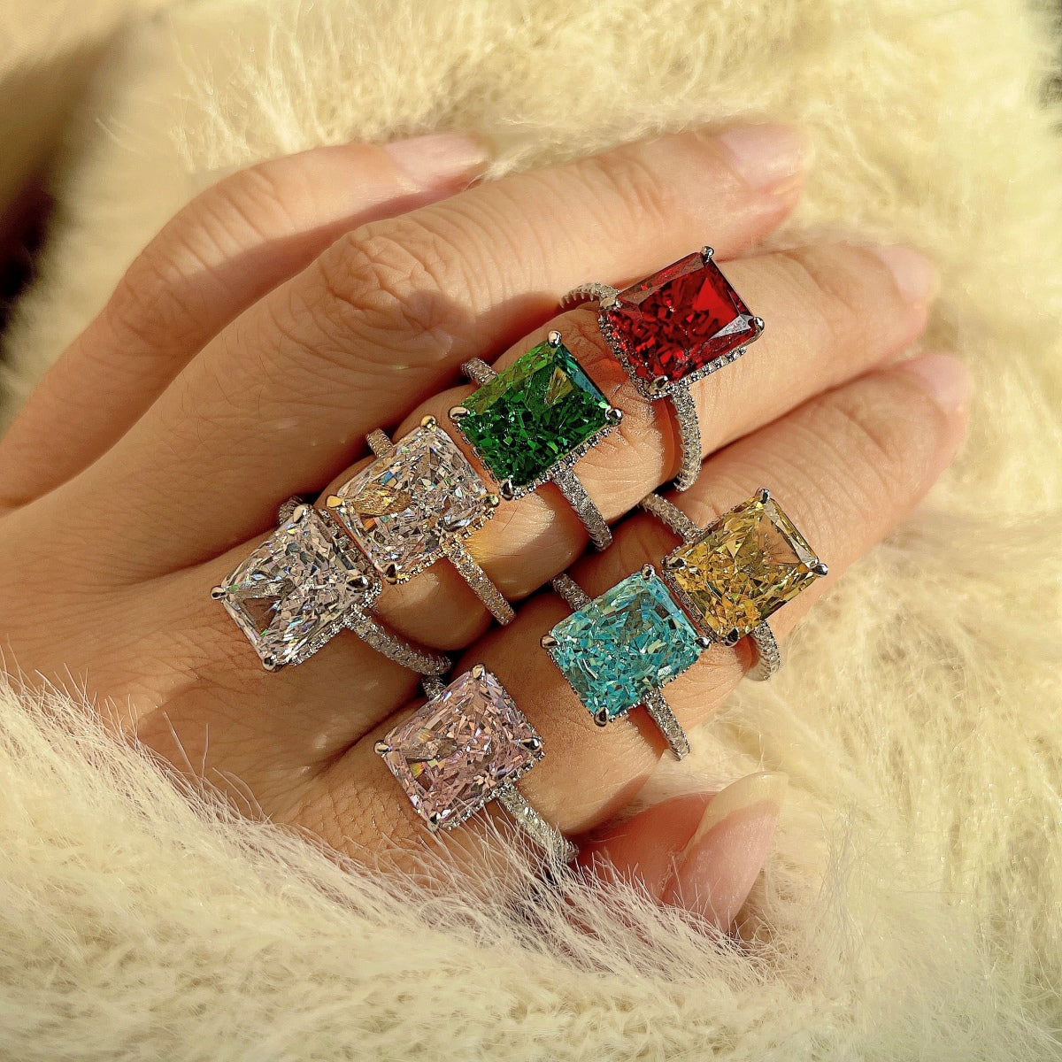 [Polaidi Jewelry]4.0 Carat Luxurious Engagement Ring