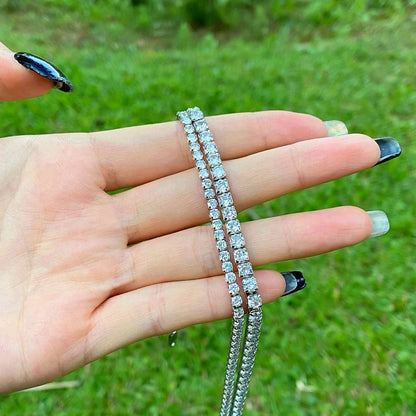 [Polaidi Jewelry]Elegant Tennis Chain Necklace