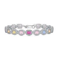 [Perlaura Jewelry ]Exquisite Ornate Emerald Cut Daily Bracelet