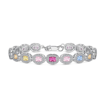 [Polaidi Jewelry]Exquisite Ornate Emerald Cut Daily Bracelet