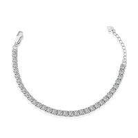 [Perlaura Jewelry ]Sparkling Radiant Princess Cut Tennis Bracelet