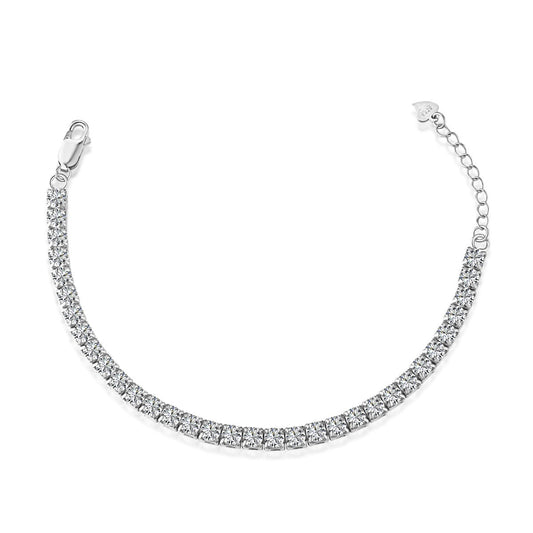 [Polaidi Jewelry]Sparkling Radiant Princess Cut Tennis Bracelet