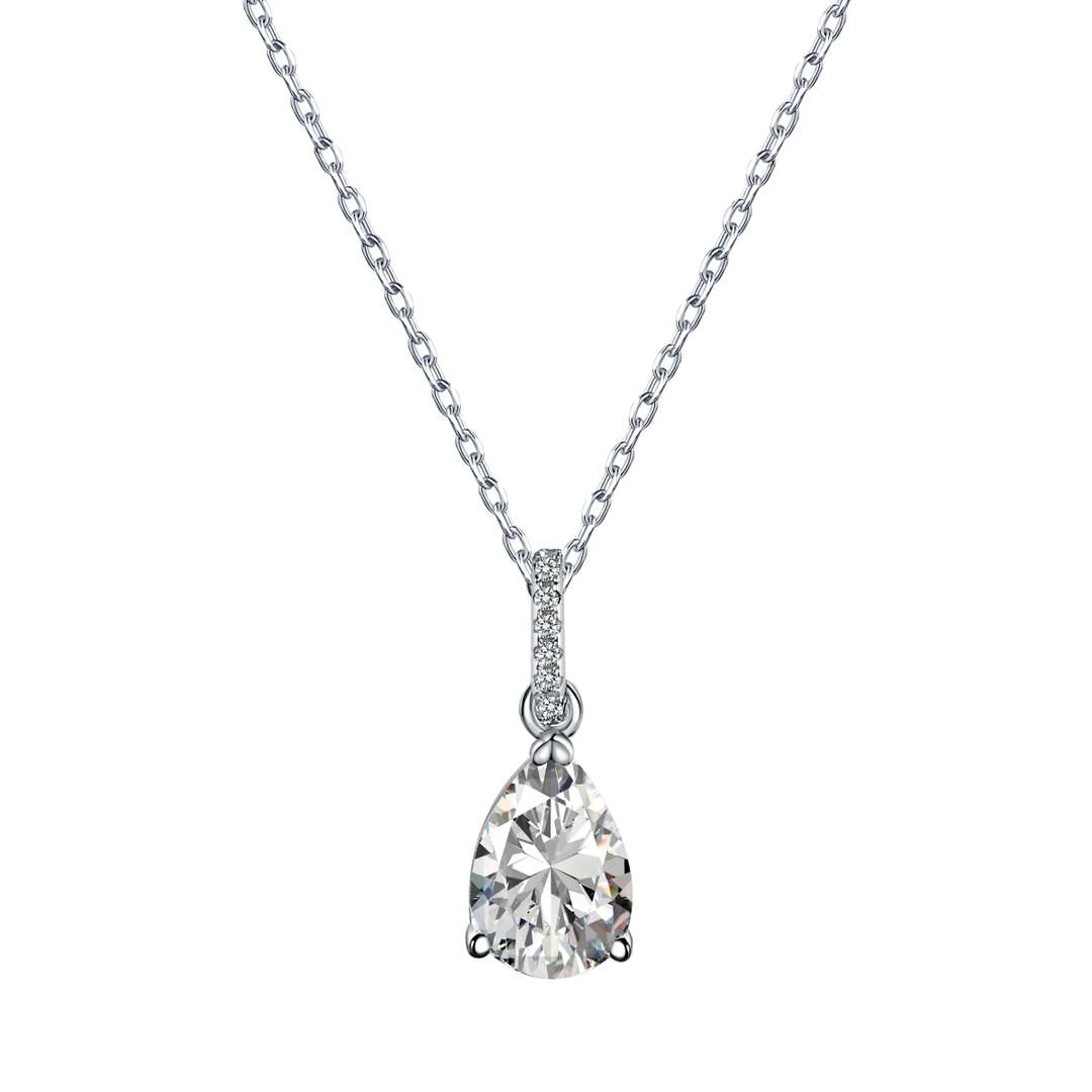 [Polaidi Jewelry]Delicate Water Drop Shape Fashion Necklace