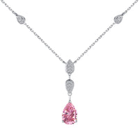 [Perlaura Jewelry ]Dazzling Pear Cut Necklace