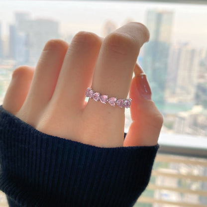 [Polaidi Jewelry]0.25 Carat Radiant Romance Heart Cut Lover Ring