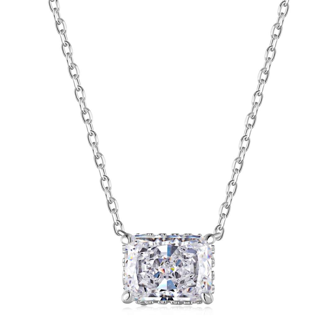 [Polaidi Jewelry]Luxurious Square Shape Colorful Necalack
