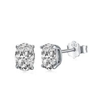 [Perlaura Jewelry ]Oval Classic Dignified Elegant Earrings
